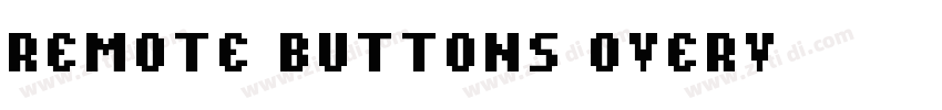 REMOTE BUTTONS OVERV字体转换